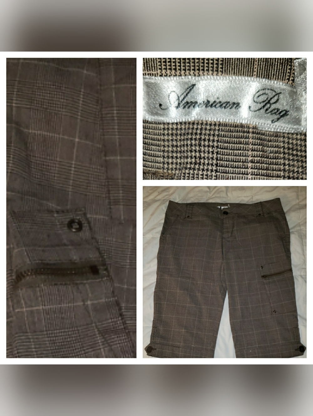 American Rag Brown Glen Plaid Shorts